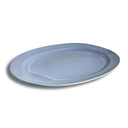 Carmel Ceramica® Rhapsody 16.5-Inch Oval Serving Platter in Blue