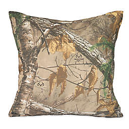 Realtree Xtra Square Throw Pillow in Dark Brown