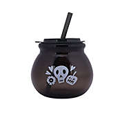 H for Happy&trade; Skull Cauldron Halloween Tumbler in Black