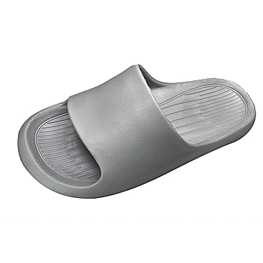 Simply Essential&trade; Small Solid Slides in Grey. View a larger version of this product image.