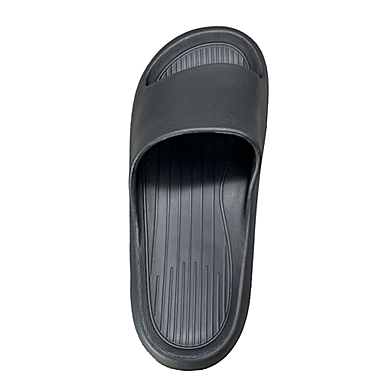 Simply Essential&trade; X-Large Solid Slides in Black. View a larger version of this product image.