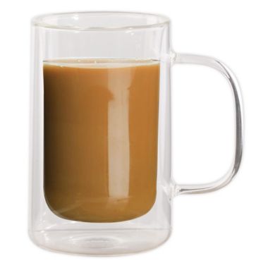 Our Table&trade; Double Walled Tall Glass Latte Mug. View a larger version of this product image.
