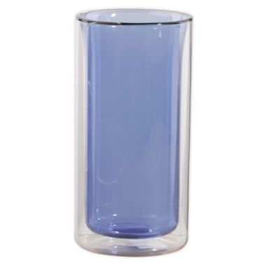 Our Table&trade; Double Walled Tall Tumbler in Blue. View a larger version of this product image.