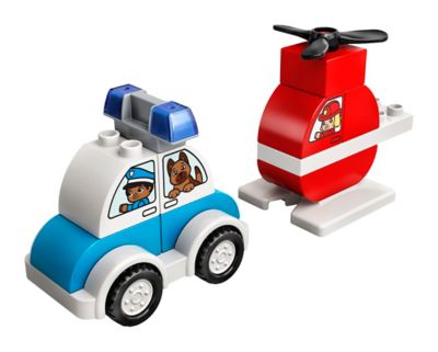 LEGO&reg; DUPLO&reg; My First Fire Helicopter and Police Car