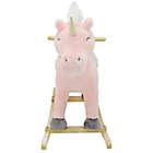 Alternate image 1 for Soft Landing&trade; Joyrides Unicorn Sit-In Rocking Toy in Pink