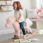 Alternate image 5 for Soft Landing&trade; Joyrides Unicorn Sit-In Rocking Toy in Pink