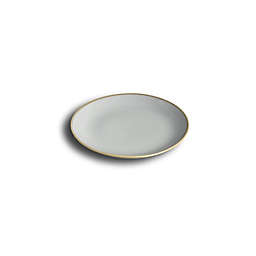 Carmel Ceramica® Rhapsody Appetizer Plate in Grey