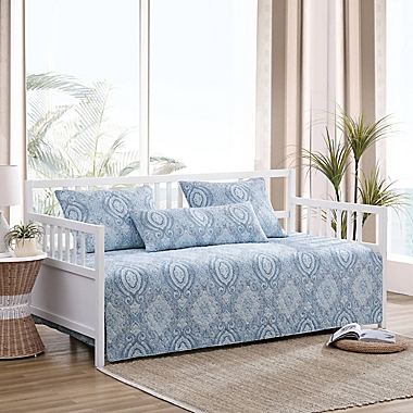 Tommy Bahama&reg; Turtle Cove 4-Piece Reversible Daybed Cover Set in Turquoise-Aqua. View a larger version of this product image.