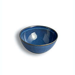 Carmel Ceramica Stillwater Azul Soup Bowl in Dark Blue
