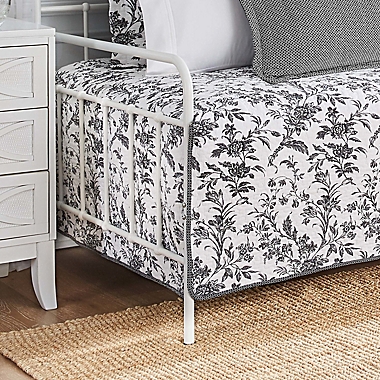 Laura Ashley&reg; Amberley Daybed Bonus Set in Black/White. View a larger version of this product image.