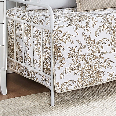 Laura Ashley&reg; Bedford Twin Daybed Bonus Set in Mocha. View a larger version of this product image.
