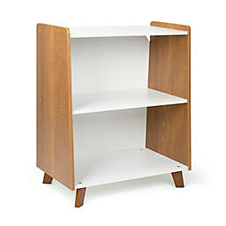 Humble Crew® 2-Shelf Mid-Century Modern Bookcase in Natural