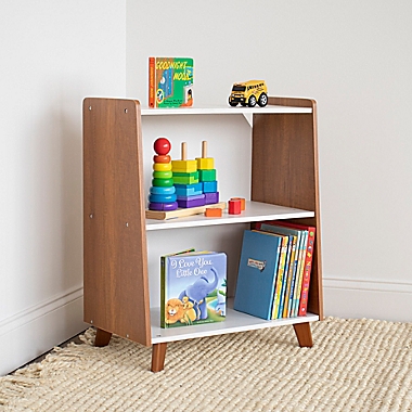 Humble Crew&reg; 2-Shelf Mid-Century Modern Bookcase in Natural. View a larger version of this product image.
