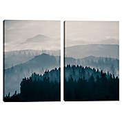 Masterpiece Art Gallery Blue Mountains I &amp; II 24-Inch x 36-Inch Photographic Canvas Set