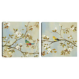 Masterpiece Art Gallery Apple Bloom I & II 20-Inch Square Canvas Wall Decor Set