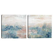 Masterpiece Art Gallery Cottage Grove I &amp; II 24-Inch Square Canvas Wall Decor Set