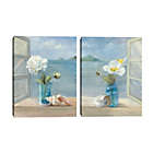 Alternate image 0 for Masterpiece Art Gallery Coastal Florals I & II 24-Inch x 18-Inch Canvas Wall Art