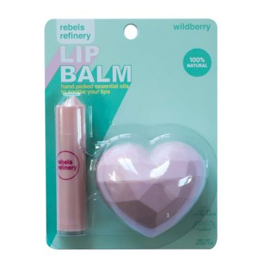 Rebels Refinery&trade; 2-Pack Heart Lip Balm. View a larger version of this product image.