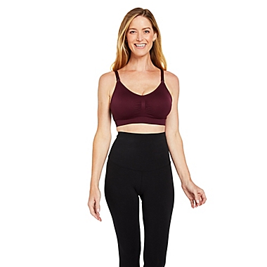 Motherhood Maternity&reg; Medium Full Busted Seamless Nursing and Maternity Bra in Wine. View a larger version of this product image.