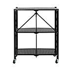 Alternate image 14 for Honey-Can-Do&reg; Collapsible Metal Storage Shelf on Wheels in Black