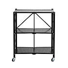 Alternate image 13 for Honey-Can-Do&reg; Collapsible Metal Storage Shelf on Wheels in Black