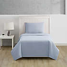 Alternate image 1 for Simply Essential&trade; Truly Soft&trade; Microfiber Twin XL Sheet Set in Zen Blue
