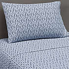 Alternate image 4 for Simply Essential&trade; Printed Microfiber Standard/Queen Pillowcases in Zen Blue (Set of 2)