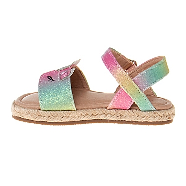 Laura Ashley&reg; Size 4 Unicorn Espadrille in Rainbow. View a larger version of this product image.
