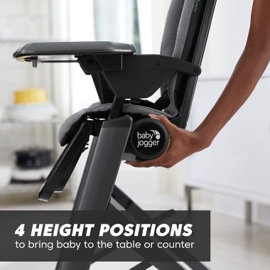 Baby Jogger&reg; city bistro&trade; High Chair in Graphite. View a larger version of this product image.