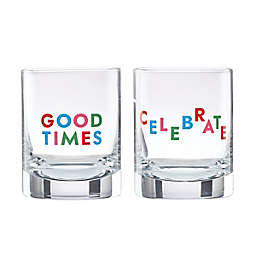 kate spade new york Celebrate Double Old Fashioned Glasses (Set of 2)