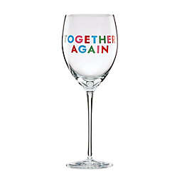 kate spade new york Celebrate "Together Again" Wine Glass