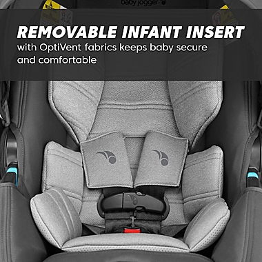 Baby Jogger&reg; City GO&trade; AIR Infant Car Seat in Granite. View a larger version of this product image.