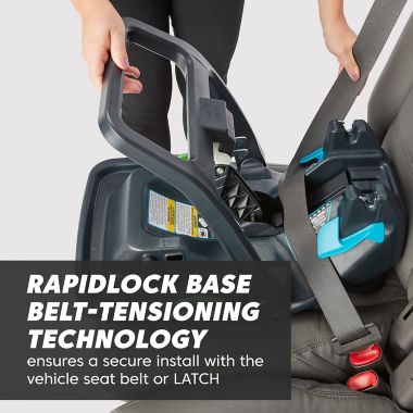 Baby Jogger&reg; City GO&trade; AIR Infant Car Seat in Granite. View a larger version of this product image.