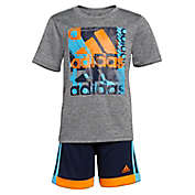 adidas&reg; Winner Short and T-Shirt Set in Grey/Multi