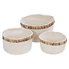 Alternate image 7 for Honey-Can-Do&reg; Nesting Rope Storage Baskets with Fringe in White (Set of 3)