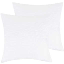 Levtex Home Sherbourne European Pillow Shams in White (Set of 2)