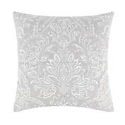 Levtex Home Sherbourne Embroidered Square Throw Pillow in Grey