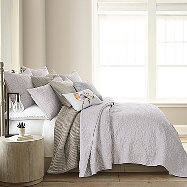 Levtex Home Sherbourne King Quilt in Grey. View a larger version of this product image.