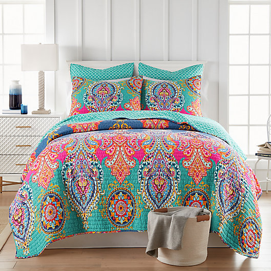 Levtex Home Fantasia 3 Piece Reversible, Zulily King Size Bedspreads