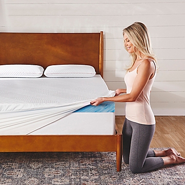 nue by Novaform&trade; Cooling Queen Mattress Topper. View a larger version of this product image.
