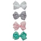 Alternate image 0 for Grosgrain 4-Piece Hair Bow Clip Set