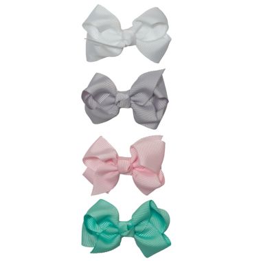 Grosgrain 4-Piece Hair Bow Clip Set. View a larger version of this product image.