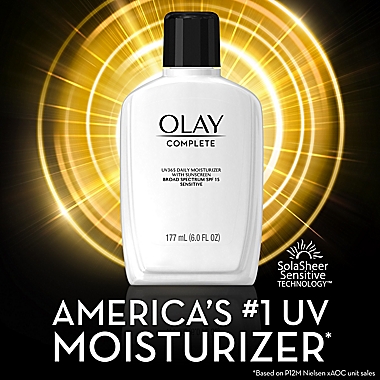 Olay&reg; 6 fl. oz. Complete All Day Moisture Lotion Broad Spectrum SPF 15 for Sensitive Skin. View a larger version of this product image.