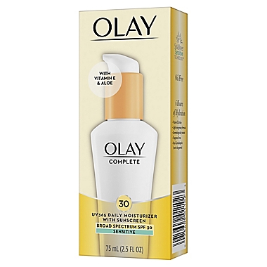 Olay&reg; Complete 2.5 oz. All Day Moisture Lotion with Broad Spectrum SPF 30 for Sensitive Skin. View a larger version of this product image.