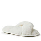 Alternate image 0 for Nestwell&trade; Women&#39;s Medium Cozy Teddy Sherpa Twisted Vamp Slippers in Egret