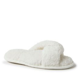 Nestwell™ Women's Cozy Teddy Sherpa Twisted Vamp Slippers