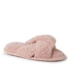 Alternate image 0 for Nestwell&trade; Women's Small Cozy Teddy Sherpa Twisted Vamp Slippers in Silver Peony
