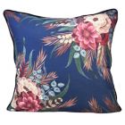 Alternate image 0 for Donna Sharp&reg; Tartan Floral Square Throw Pillow in Blue