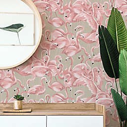 Tempaper® Flamingo Peel and Stick Wallpaper in Pink