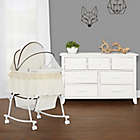 Alternate image 5 for Dream on Me Lacy Portable 2-in-1 Bassinet/Cradle in Green/White